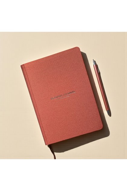 Reading Diary – A5 Hard Cover Reading Journal, 100 Book Reviews, Daily Reading Tracker