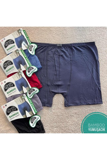Bamboo boxer %100 pamuk Bamboo
