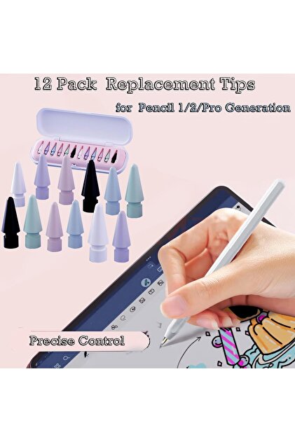 m.tk moveteck Apple Pencil 2./1. Nesil Pencil Pro/USB-C için iPad