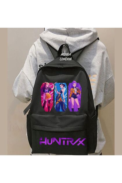 Black Huntrx Course, Tutoring, Study School Backpack