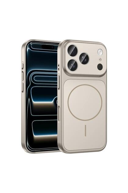 Apple iPhone 17 Pro Max Compatible Case Titanmag Case (iPhone 18 Pro Max Appearance) Gray