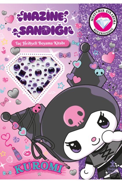 Kuromi – Hazine Sandığı Taç Hediyeli Boyama Kitabı
