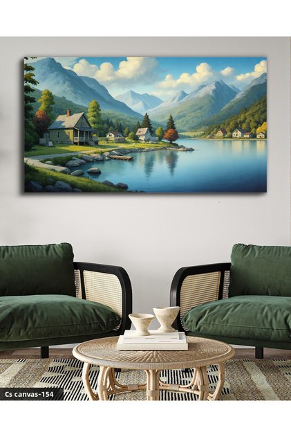 Quiet Lake One Piece Canvas, Canvas Painting