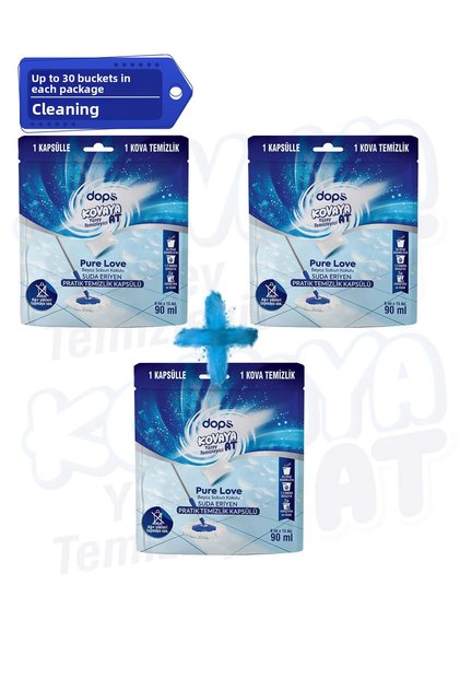 - Pure Love 3-Pack White Soap Scented Surface Cleaner Capsule