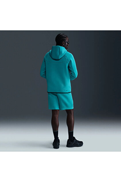 Nike Tech Fleece FZ Windrunner Hoodie Erkek Mavi Sweatshirt HRN