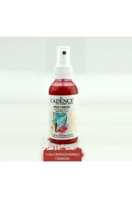 Crimson Kırmızı Sprey Kumaş Boyası (1106) 100 ml