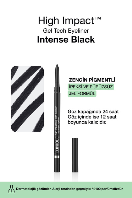 Clinique High Impact™ Gel Tech Eyeliner 0.35g - Intense Black