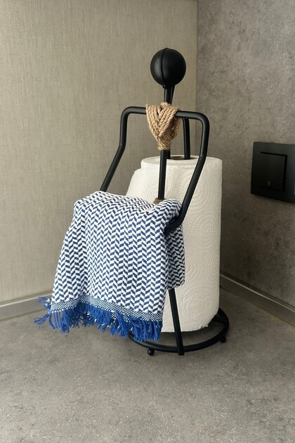 Decorative Paper Towel Holder with Human Figure Hand Towel Item Holder Hanging Kitchen Organizer