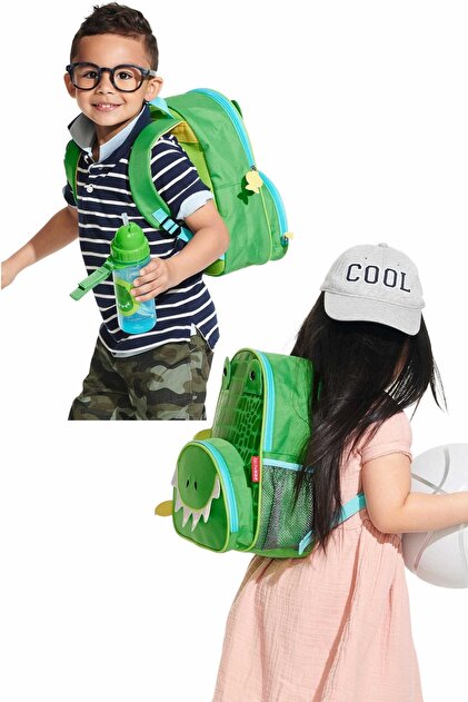 Skip Hop Unisex Çocuk Zoo Sırt Çantası Timsah 9M929510 Yeşil