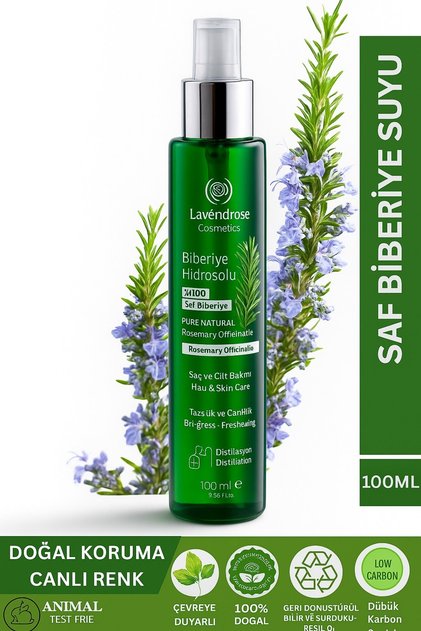 Rosemary Water Anti-Shedding and Hair Growth Promoting Hair Tonic 100% Pure and Natural Pure 100 ml