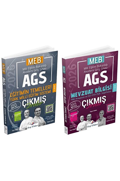Dizgi Kitap 2026 MEB-AGS Eğitimin Temelleri + Mevzuat Bilgisi