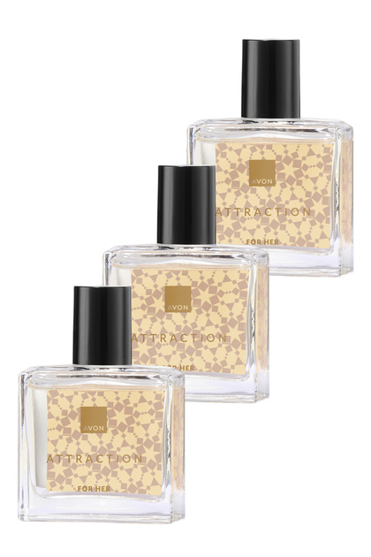 Attraction Kadın Parfüm Edp 30 Ml. Üçlü Set