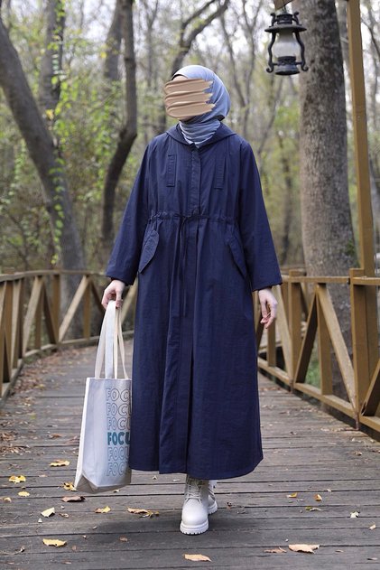 Raincoat - Navy Blue