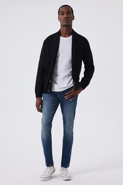Brice Men's Cardigan Black