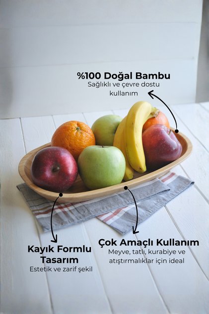 B2319 Caliente - 34 Cm Kayık Servis