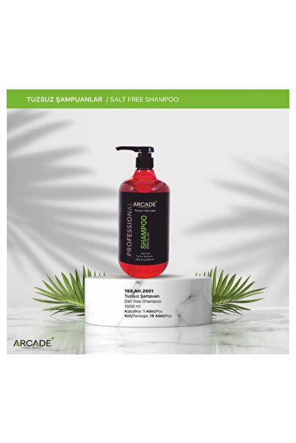 Arcade Tuzsuz Şampuan 1000ml - Fiyatı, Yorumları