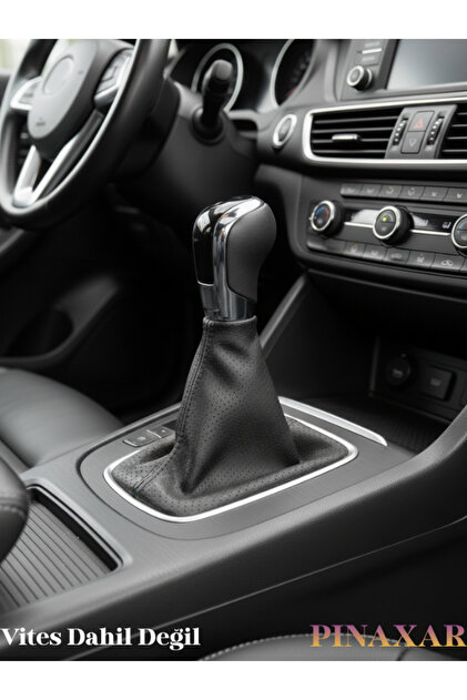 Mazda MX5 Blackhead Pattern Leather Sport Stitching Gear Gaiter