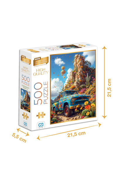 Flower Truck 500 Piece Nature Hobby Puzzle Jigsaw Puzzle