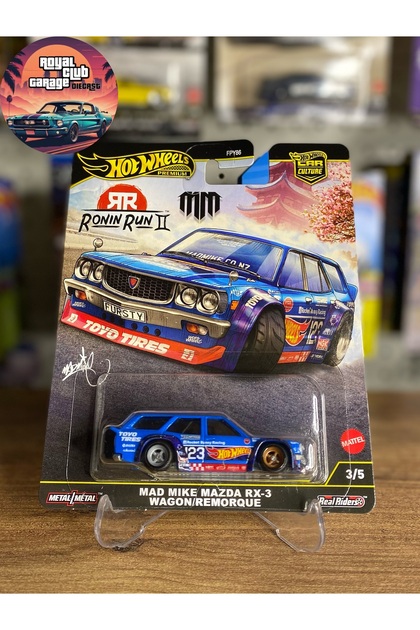 Hot Wheels MAD MIKE MAZDA RX-3 10台 HOT WHEELS Mad Mike Mazda RX-3 Wagon - Ronin Run II - Car Culture