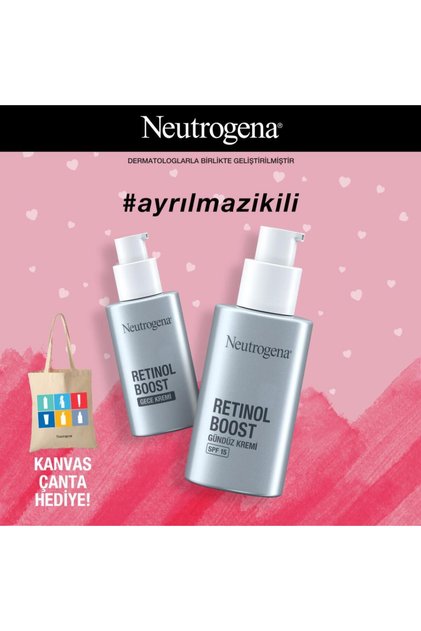 Retinol Boost Kırışıklık Karşıtı Gündüz Kremi Antiaging + Retinol Boost Gece Kremi Çanta Hediyeli