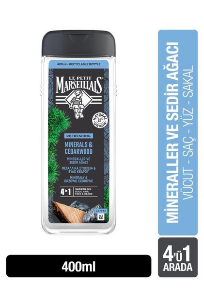LPM Men Mineraller ve Sedir Ağacı Duş Jeli 400 ml