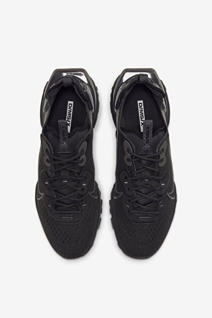 mens nike react vision triple black