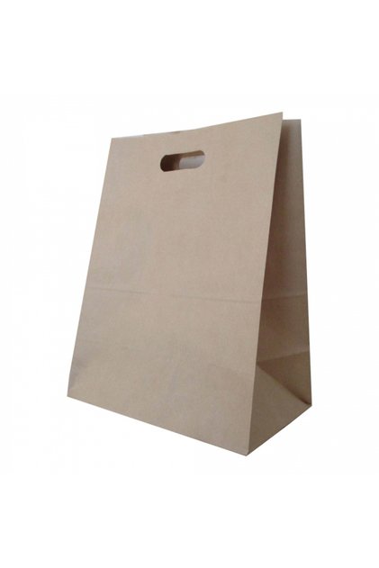 Set 100 Pungi cadou, Sacose Cadou natur, 14x7x21 cm