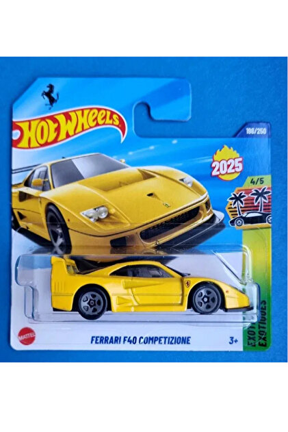 HOT WHEELS Ferrari F40 Competızıone JBB92 KOLLEKSİYONLUK 1/64