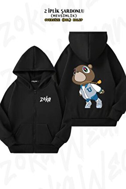 ZOKAWEAR Unisex Stray kids skzoo Baskılı Oversize Sırt Baskılı