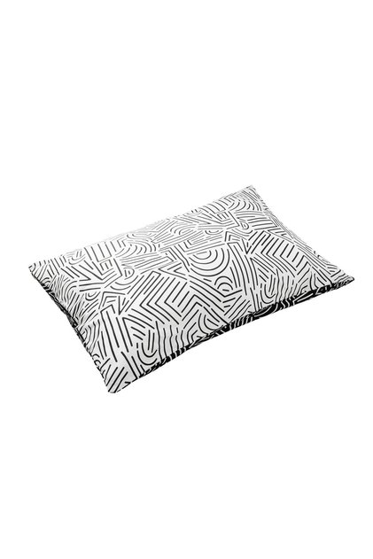 Mono Double-Sided Pillowcase Maze Black 50X70