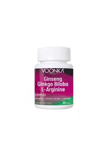 Ginseng Ginkgo Biloba L-Arginine 30 Kapsül