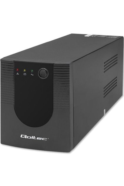 UPS 2000VA, 1200W, черен, 2 батерии, 9Ah, 375x165x138мм