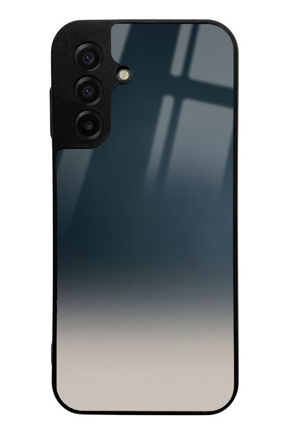 A17 Compatible Blue Transition Design Glossy Phone Case