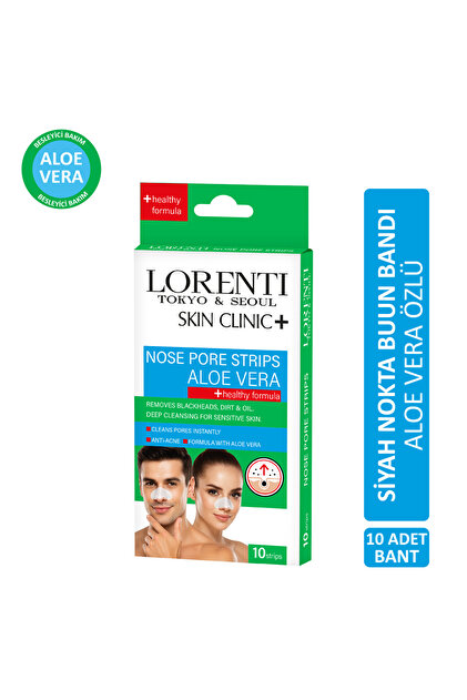 LORENTİ Gözenek Arındırıcı Aloe Vera Özlü Siyah Nokta Temizleme