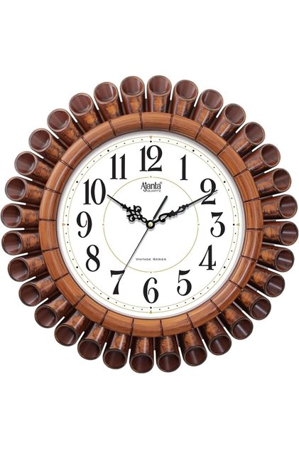 Wall Clock 15.7 Inches Vintage Wall Clock for Bedroom, Hall, Office and Drawing Room