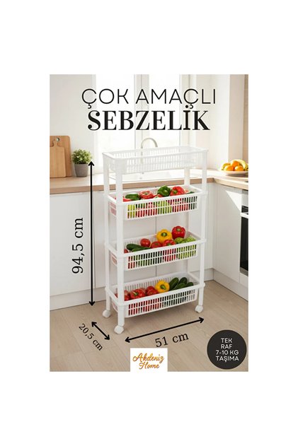 ORG-77 Organizers 4 Katlı Organizer – Düzenli ve Pratik Saklama Çözümü