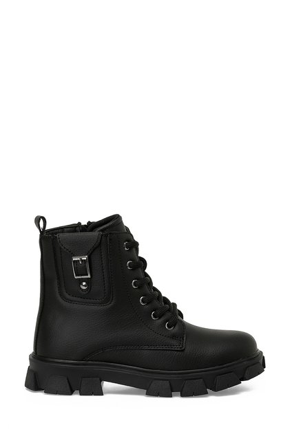 Bages.F5Pr Black Girl's Biker Boots