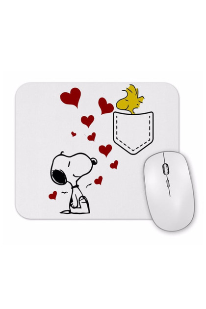 Mouse Pad cu tematică Love Snoopy 23x19cm