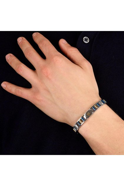 Jm225Atz54 18 + 3.5 cm Steel Men's Bracelet