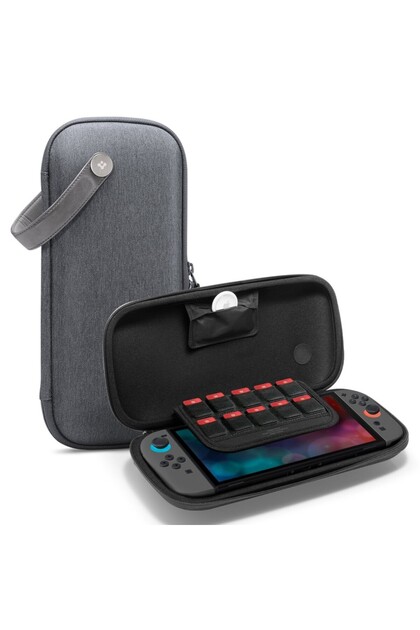 Spigen Nintendo Switch 2 Taşıma Çantası Pouch Klasden Charcoal