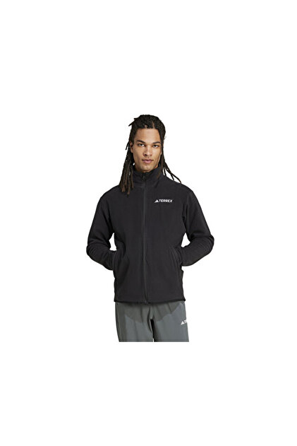 adidas Terrex Mt Ess Fz Fl Erkek Outdoor Ceketi JP0795 Siyah