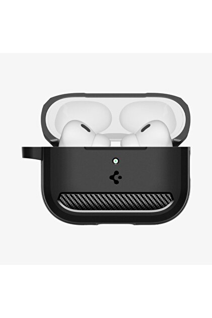 Spigen AirPods Pro 3. Nesil Kılıf Rugged Armor Matte Black