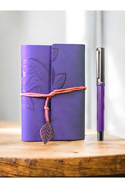 Mr Leather Kraft Paper Notebook and Pen Set Agenda Pen Gift Special Design Teacher's Day