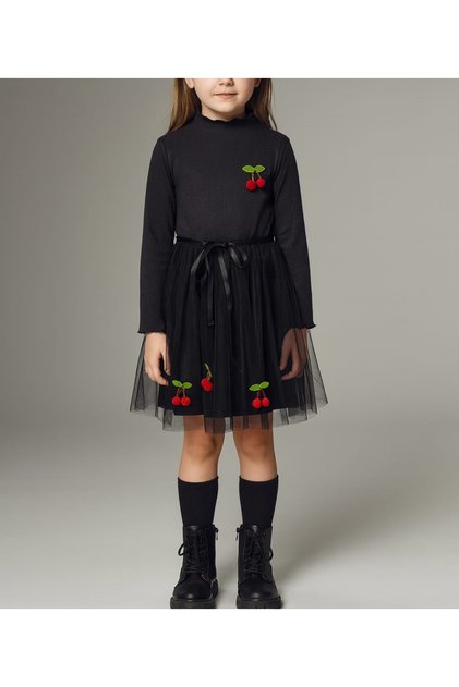 Cherry Tulle Girls' Dress