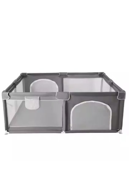 Tarc de Joaca pentru Copii, 1-5 Ani, 180x150x66 Cm,Gri
