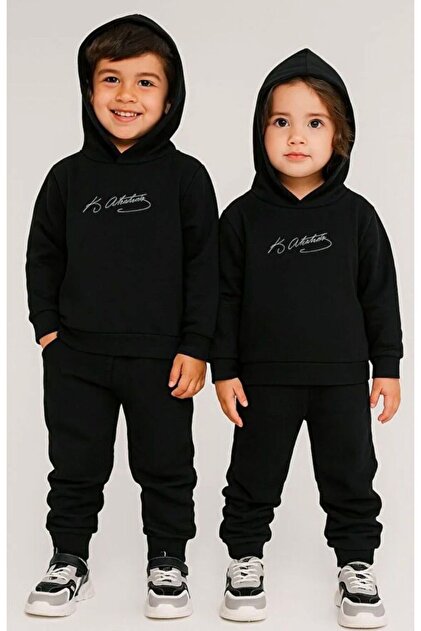 Ataturk Signed K Hooded Tracksuit for Girls and Boys