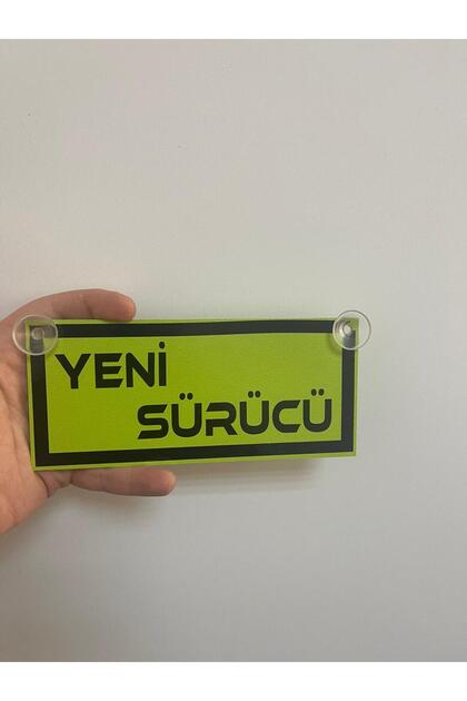 VANTUZLU (ÖPÜCÜKLÜ) YENİ SÜRÜCÜ YEŞİL SİYAH RENK CAM SÜSÜ