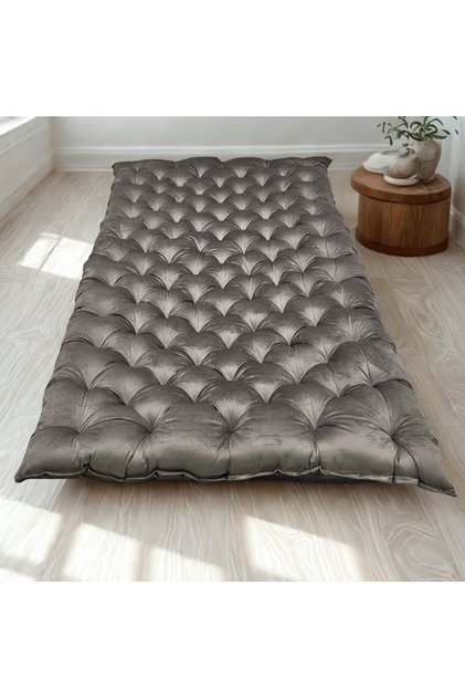 Premium Velvet Floor Mattress 190x90x10cm, Soft Cotton Filling, Foldable Sleeping Pad for Home