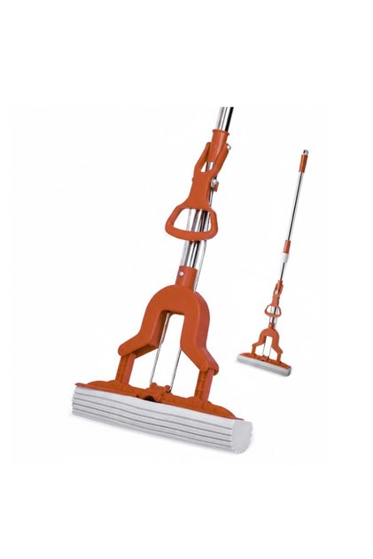 Sponge Absorber Quick Cleaning Mop with Squeezing Technolog , (Assorted color)