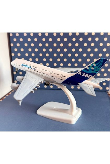 Airbus A380 Metal Maket Uçak MYK Hediye ve Sanat Atölyesi